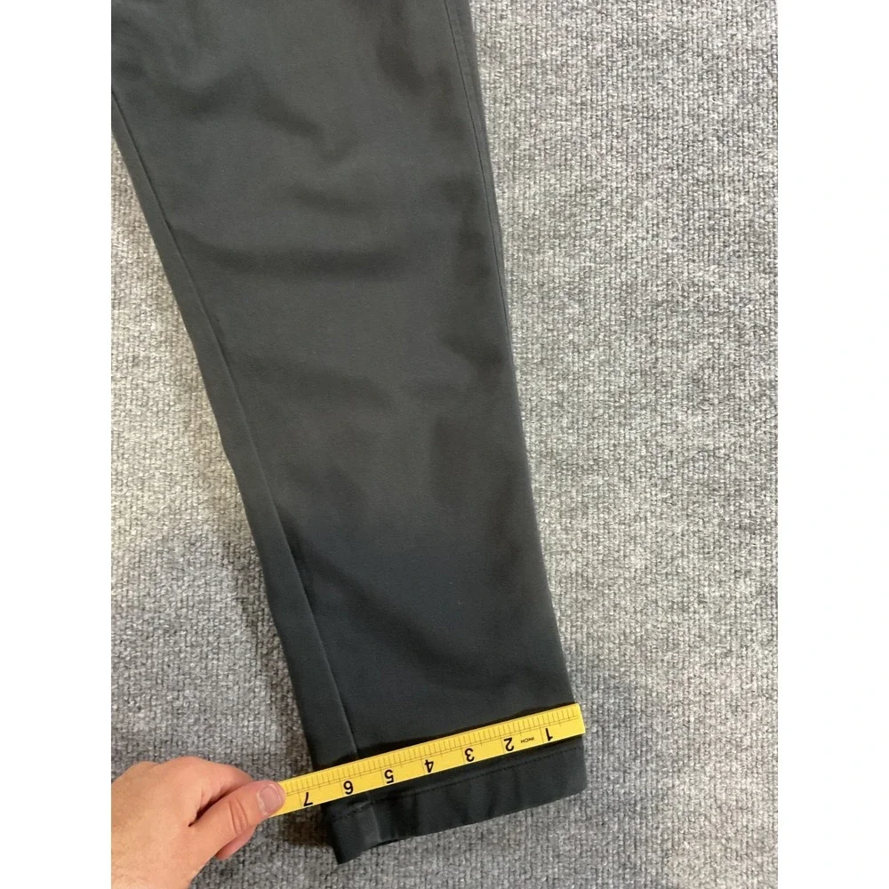 Abercrombie & Fitch Pants Mens 34x32 Black Stretch Chino Slim Straight Casual Dr
